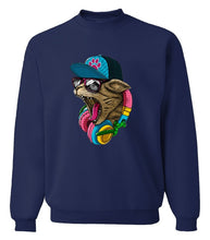 Load image into Gallery viewer, 3D Printed Crazy DJ Cat Sweatshirts