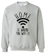 Load image into Gallery viewer, Home Is Where The Wifi Is Sweatshirt