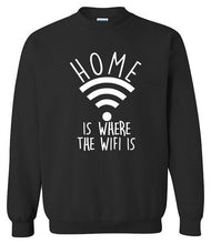 Load image into Gallery viewer, Home Is Where The Wifi Is Sweatshirt