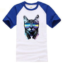Load image into Gallery viewer, Men's Raglan DJ Cat T-shirt