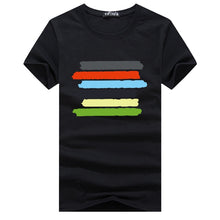 Load image into Gallery viewer, Colorful Stripe T-shirt