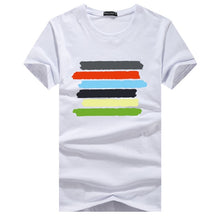 Load image into Gallery viewer, Colorful Stripe T-shirt