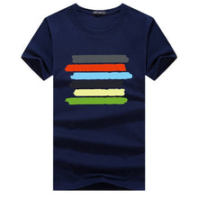 Load image into Gallery viewer, Colorful Stripe T-shirt
