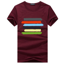 Load image into Gallery viewer, Colorful Stripe T-shirt