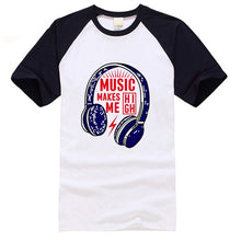 Load image into Gallery viewer, Headset Cartoon Casual T-Shirt