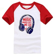 Load image into Gallery viewer, Headset Cartoon Casual T-Shirt