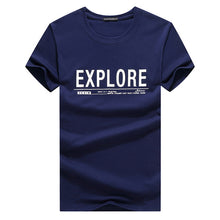 Load image into Gallery viewer, Streetwear Casual Round Neck Cotton T-shirt