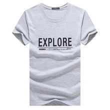 Load image into Gallery viewer, Streetwear Casual Round Neck Cotton T-shirt