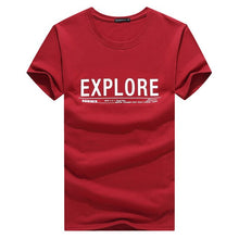Load image into Gallery viewer, Streetwear Casual Round Neck Cotton T-shirt